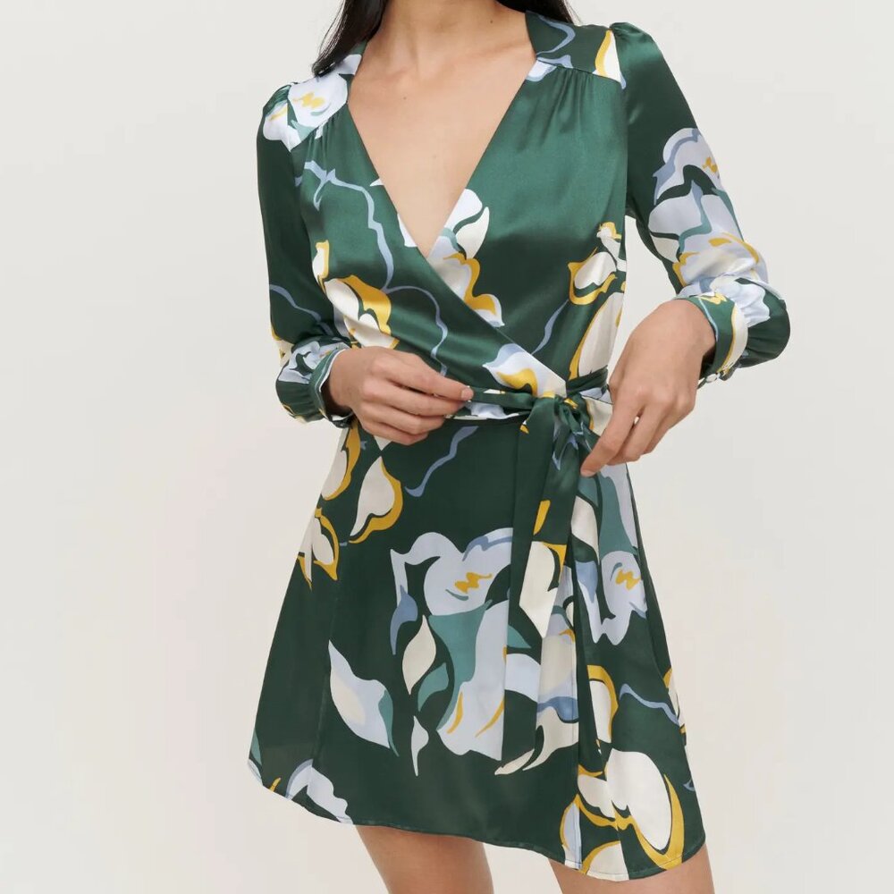 Reformation Chrisley Silk Dress - Lyra